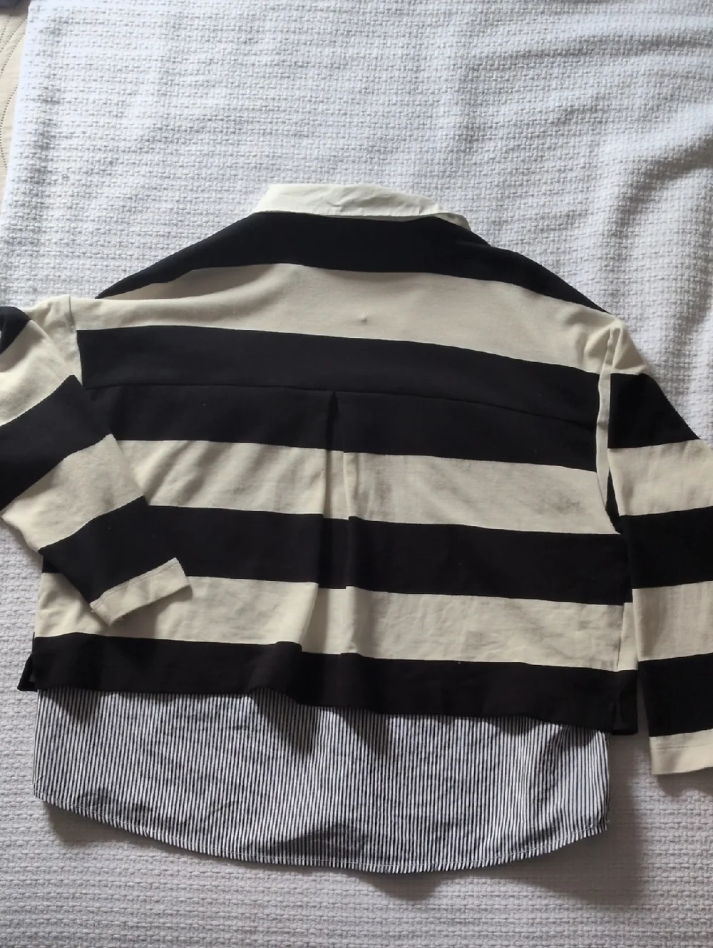 dolan Black and White Stripes Sweater - Picture 9 of 9